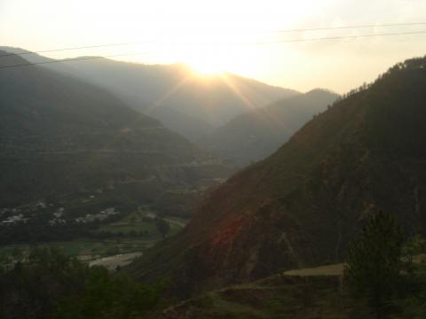 Une de mes photos à l’arrivée : Kumaon, Almora